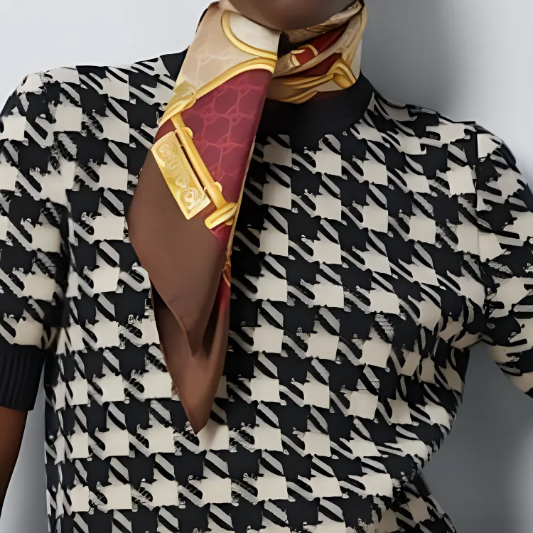 GUCCI Gg Horsebit Scarf-2