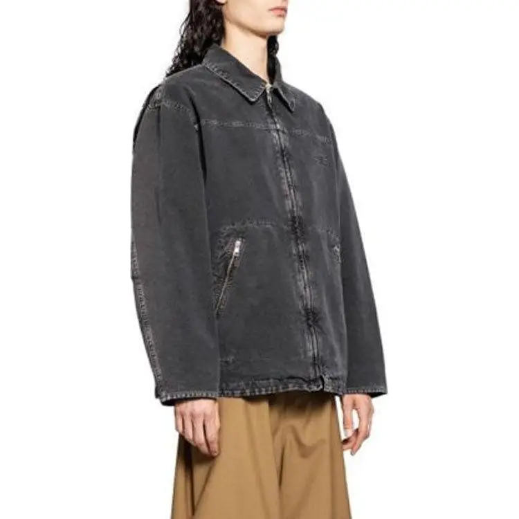 MM6 Maison Margiela Numbers Motif Straight Hem Jacket-3