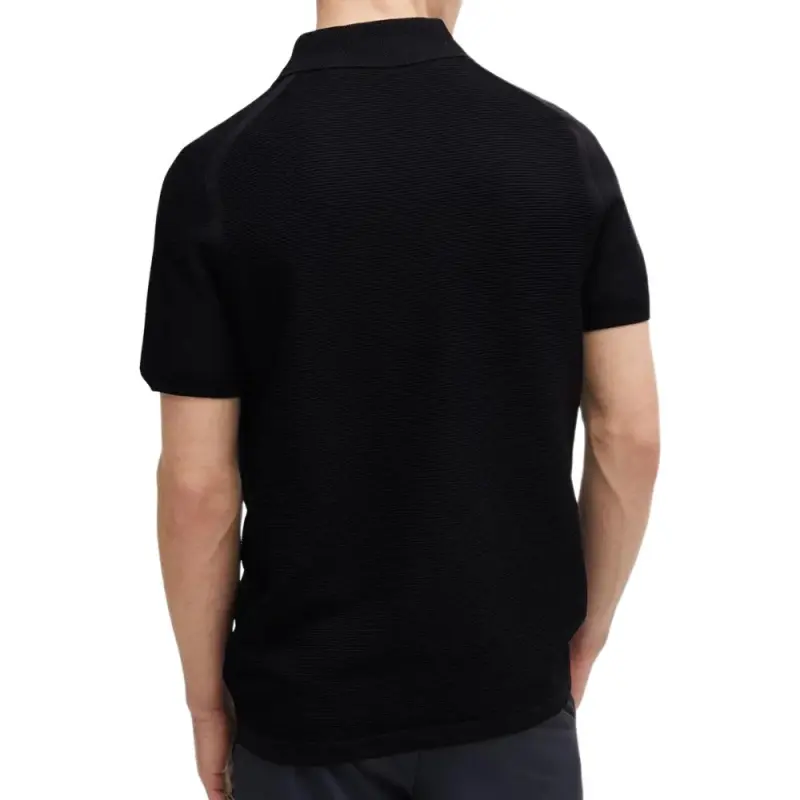 HUGO BOSS Logo Rubberised Short Sleeved Polo Shirt-2