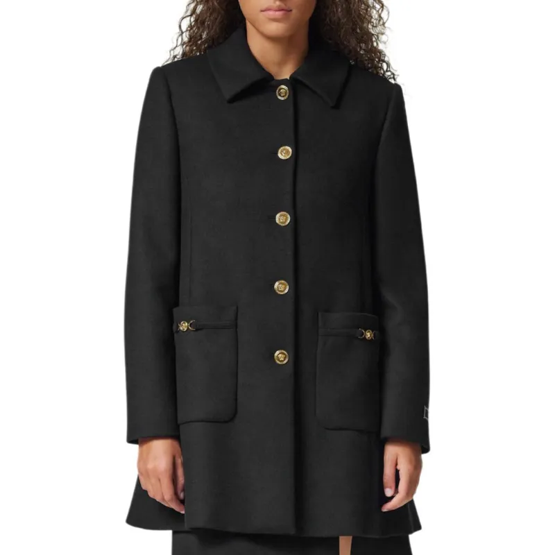 VERSACE La Medusa '95 Button Up Coat-2