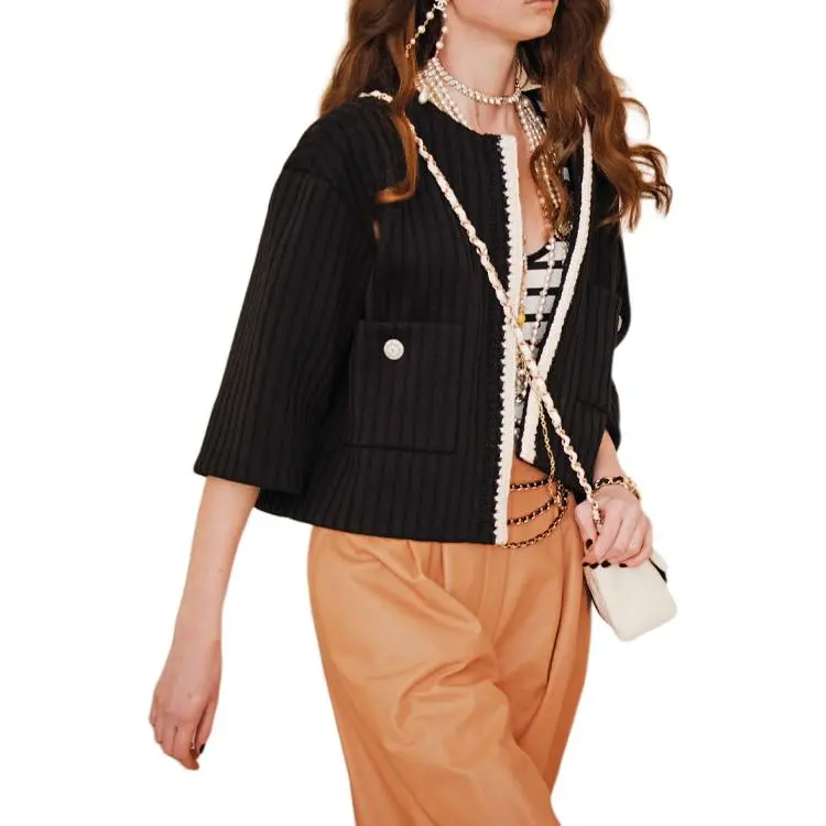 CHANEL SS22 Knitwear Women's Black-2