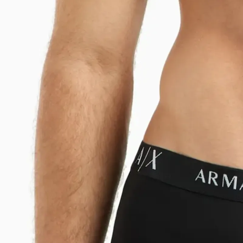 ARMANI EXCHANGEAE FW24 Boxer Shorts Men's 3 Pack White Olive Brown/Black-3