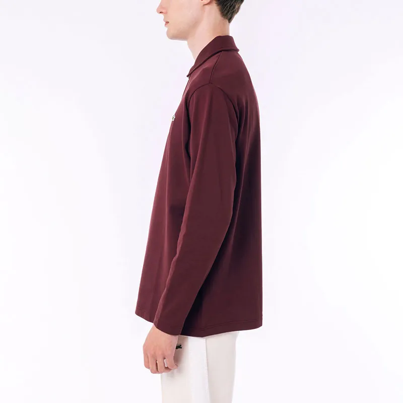 LACOSTE Polo Shirt Men's Bordeaux Red-3