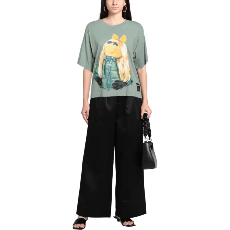 Moncler FW22 T Shirts Women's Green-4