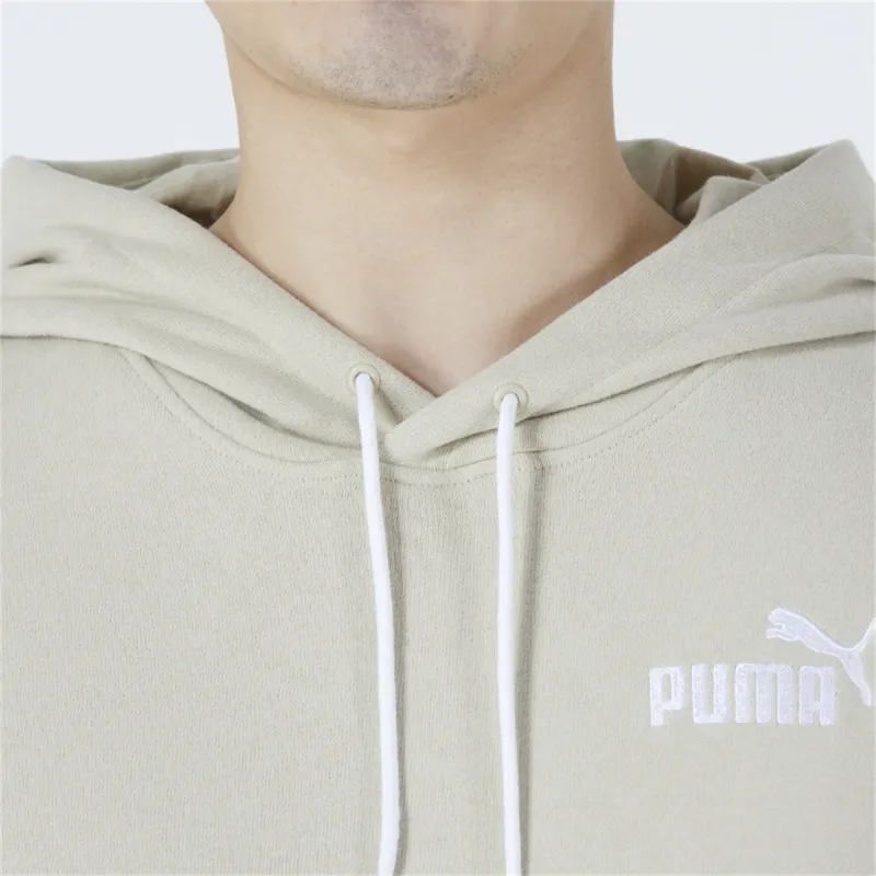 PUMA Casual Sportswear Men Clothing Sets Ecru Sweatshirt+Black Pants-2