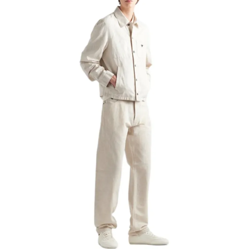 PRADA FW23 Jackets Coats Men's White-1