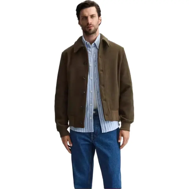 ZARA Jackets Men Tan-3