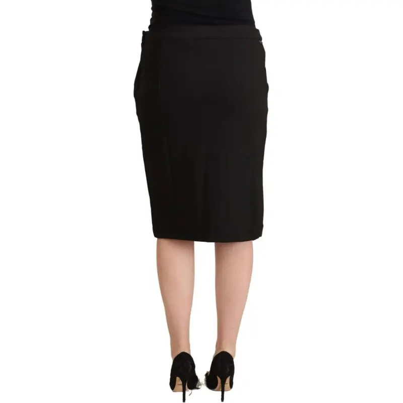 GIANFRANCO FERRE Casual Long Skirts Women's Black-1