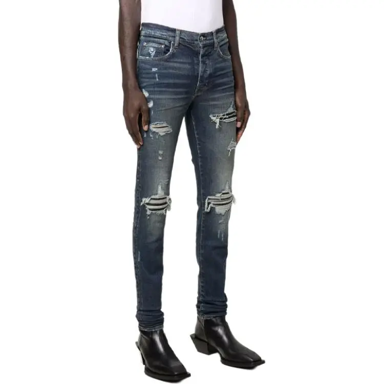 AMIRI Mx1 Distressed Skinny Jeans-3