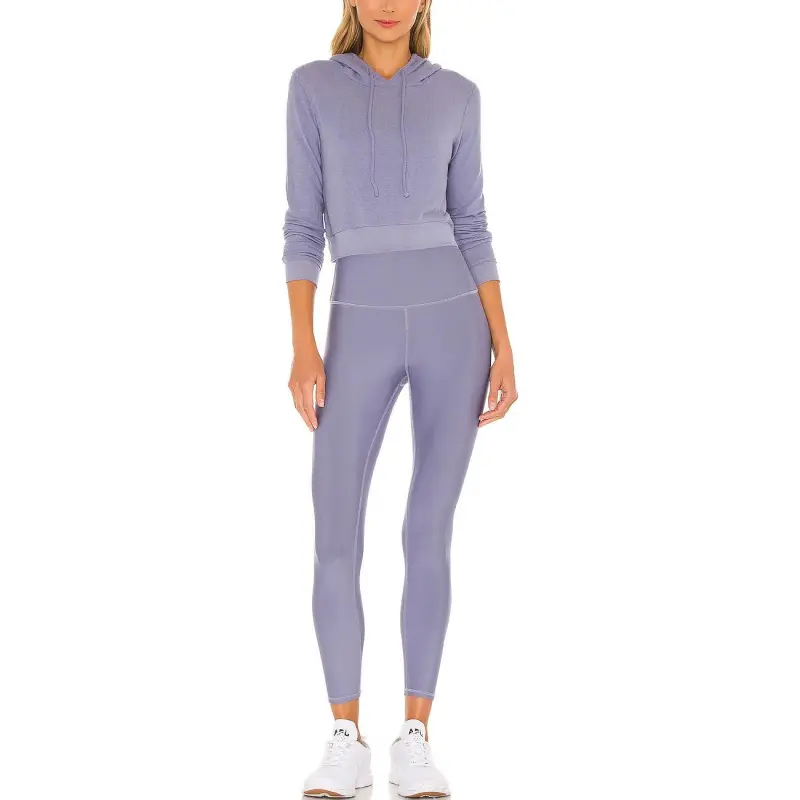 Alo Yoga Sweatshirt Women's Blue Moon Heather-3