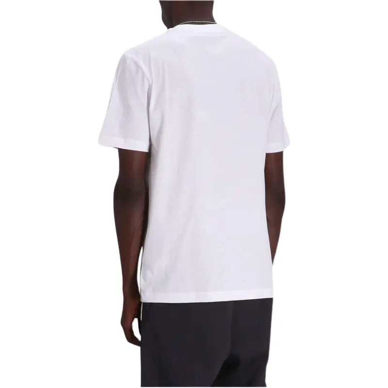HUGO BOSS Stripe print Cotton T shirt-4