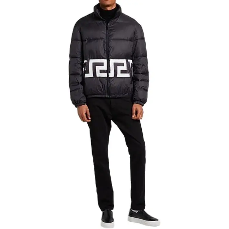 FANSIZHE Puffer Jacket Men's Black-2