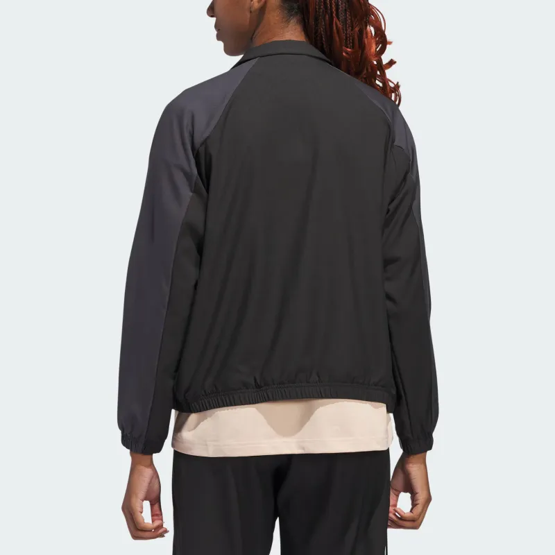 Adidas SELECT WOVEN Jacket Women's Black/Carbon Black-1