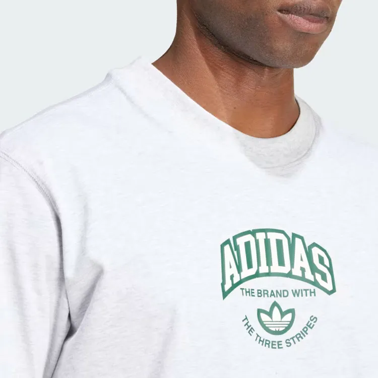 Adidas Originals T Shirt Men's Light Gray-4