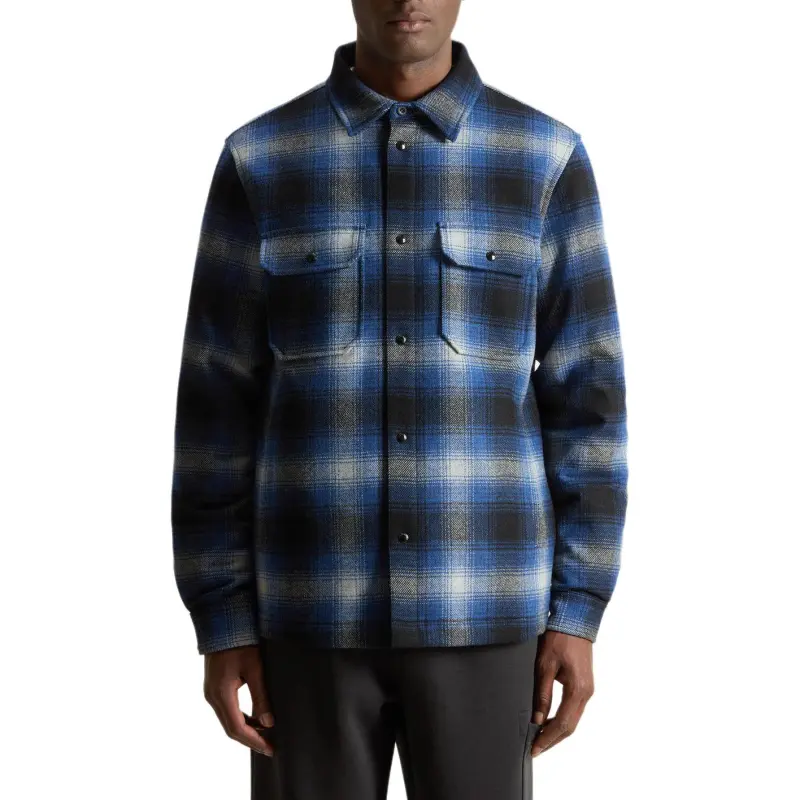 WOOLRICH Checked Buttoned Overshirt-2