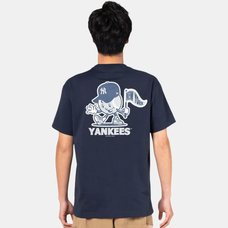 New Era T Shirt Unisex Navy Blue-3