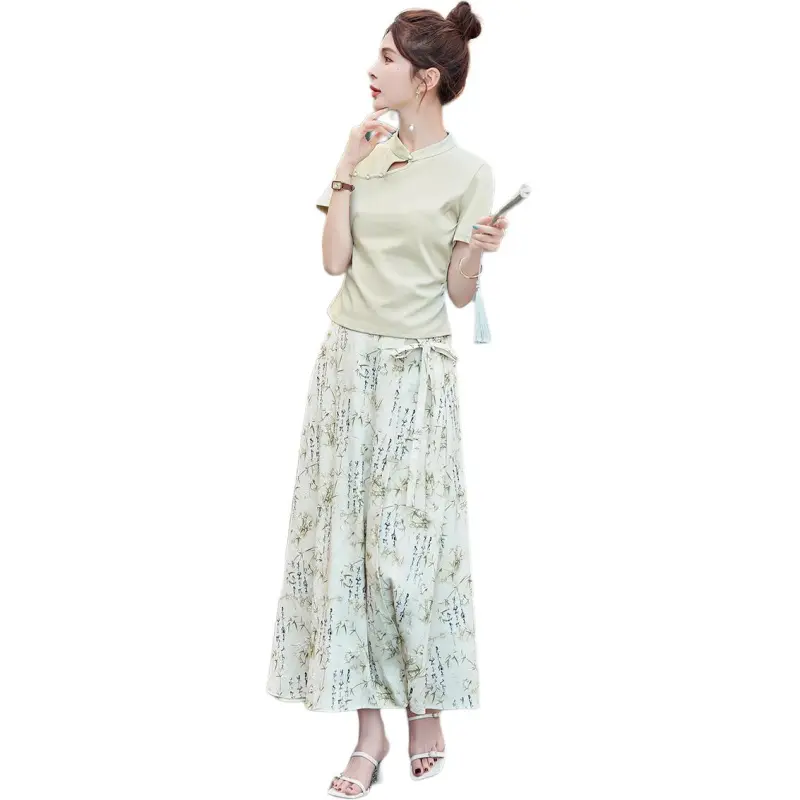 Fele.d Two Piece Skirt Sets Women's-1