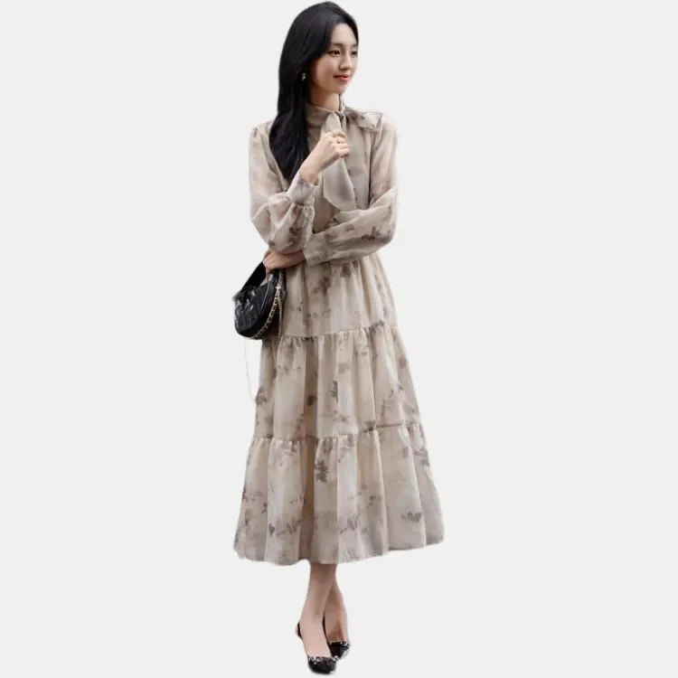 【dme】 Long Sleeved Dresses Women's-3
