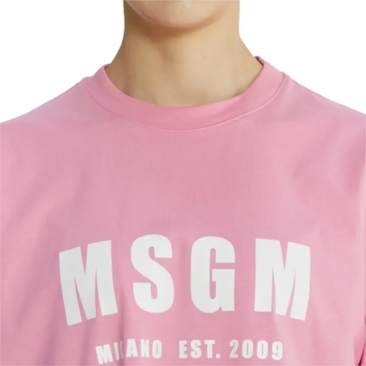 MSGM T Shirts Women's Pink-4
