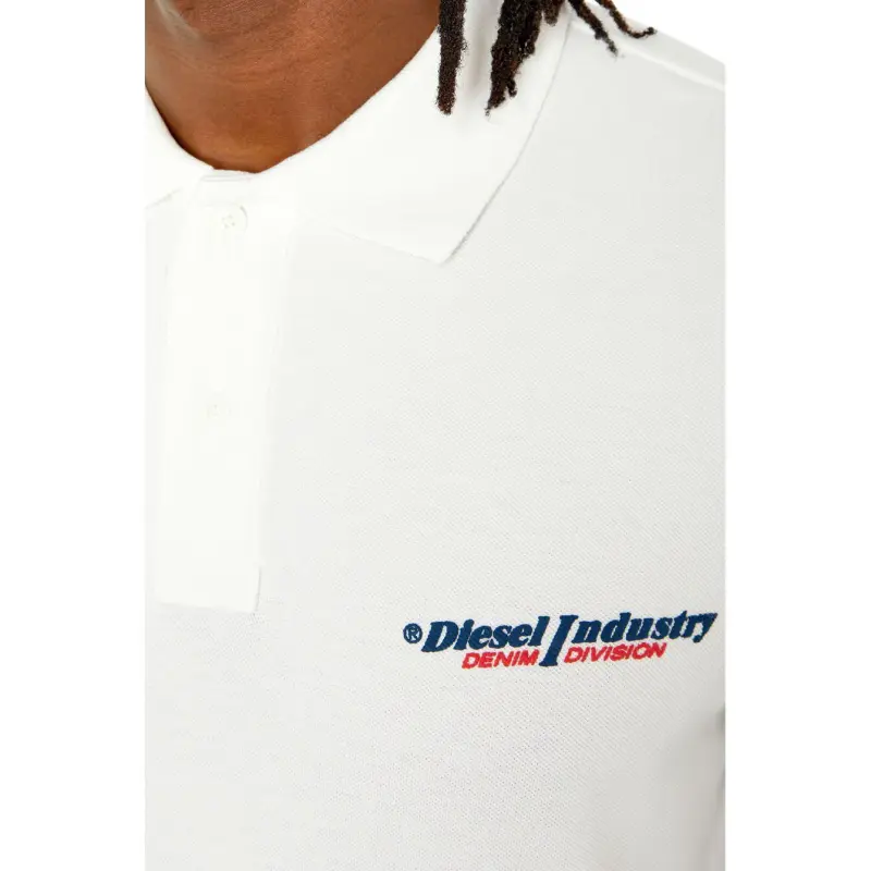 DIESEL Polo Shirts Men White-5