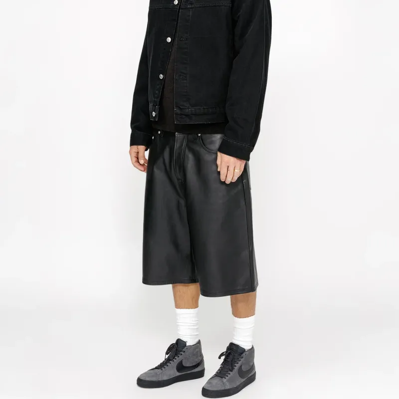 Stussy Big Ol' Leather Short-2