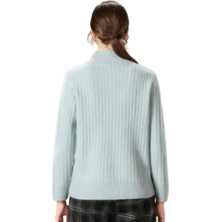 FENHONGMALI Knitwear Women's Blue-5