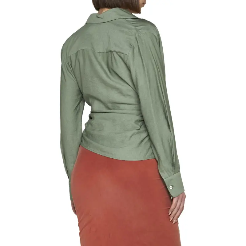 Jacquemus La Chemise Bahia 'Khaki'-4
