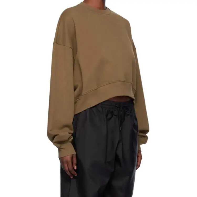 WARDROBE.NYC Sweatshirt Women's Brown-2