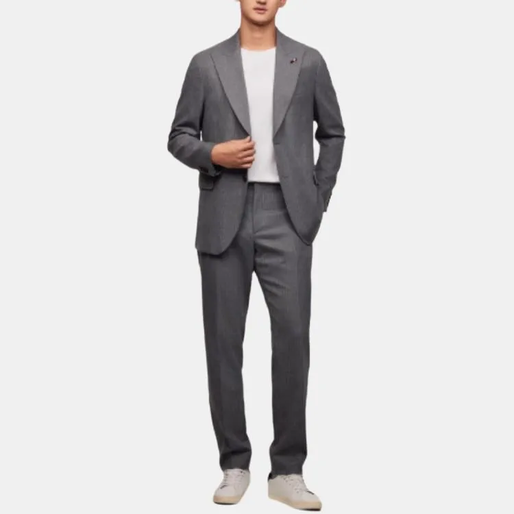 Tommy Hilfiger Business Suit Men's Gray-4