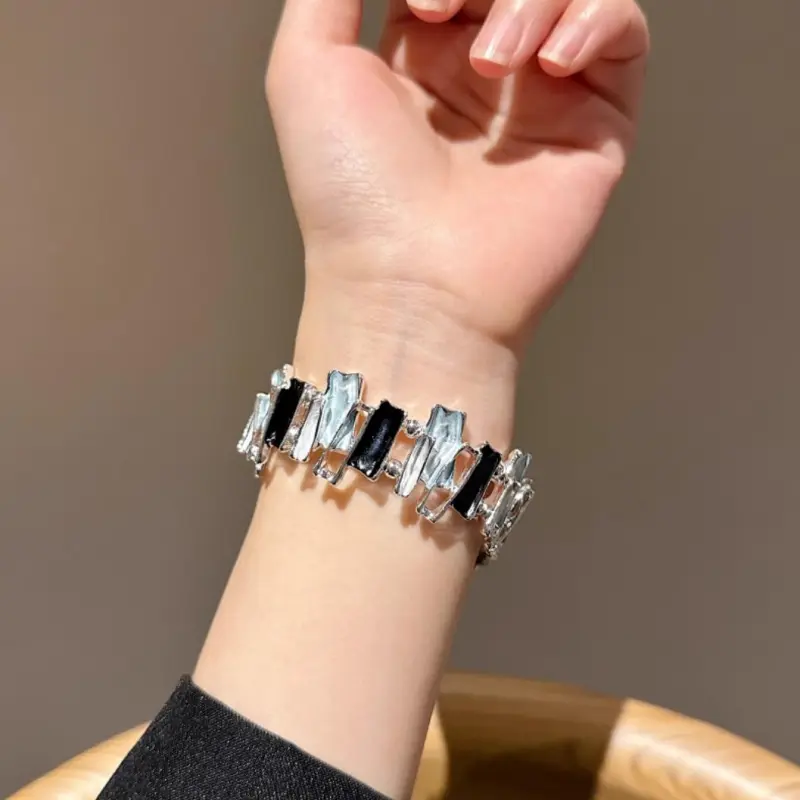KVZUVUU Apple Compatibility Watch Band Metal-6