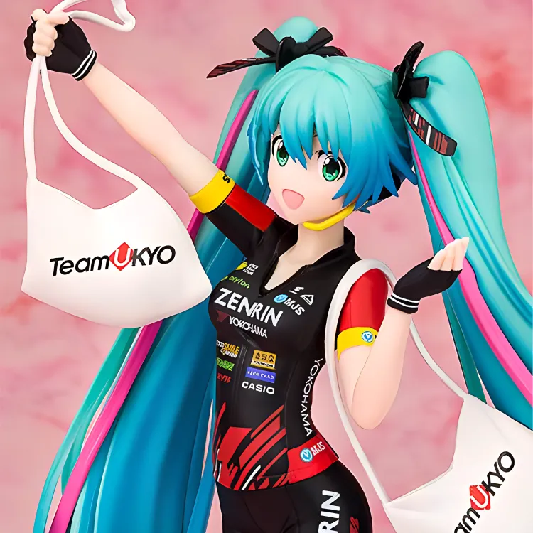 BANPRESTO Hatsune Miku Racing Version Espresto Est Print And Hair Racing Miku 2019 Teamukyo Figure Blue-2