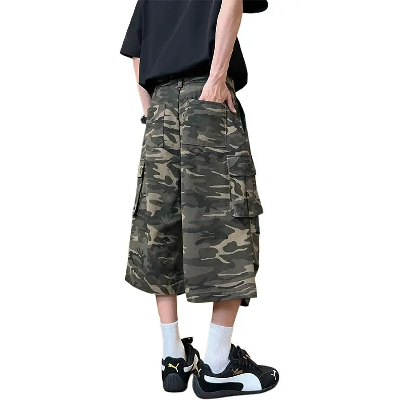 JIMI&JONS Denim Shorts Unisex Camouflage-1