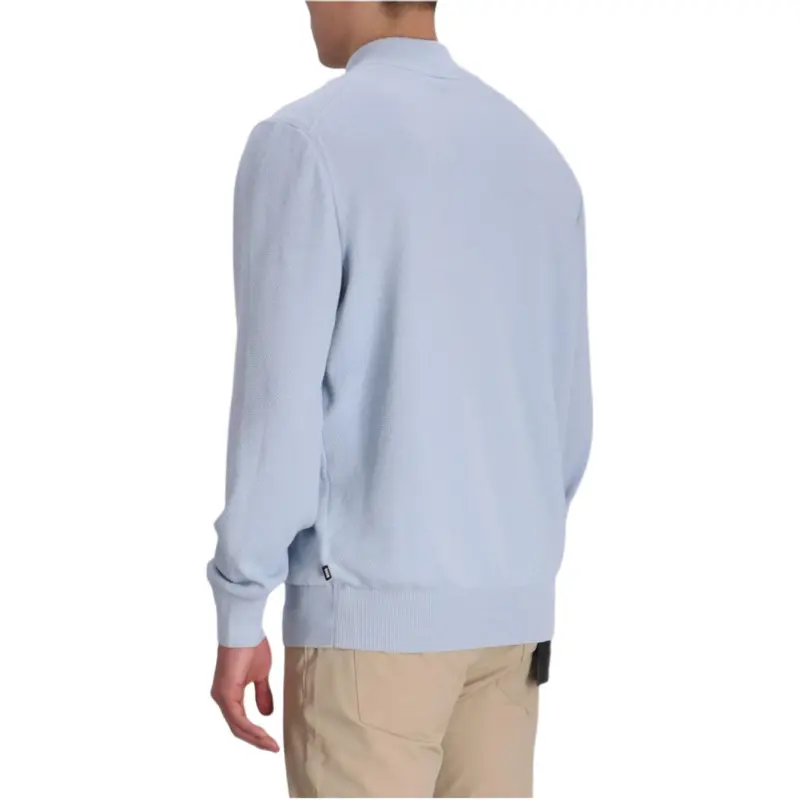 HUGO BOSS Zipped Cotton Sweater-3