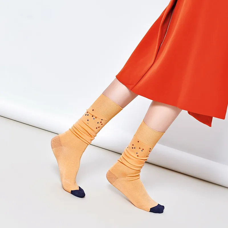 Happy Socks Mid Calf Socks Unisex 1 Pack Space Escape-1