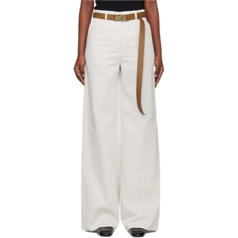MaxMara Studio Murge Belted Wide Leg Trousers-3