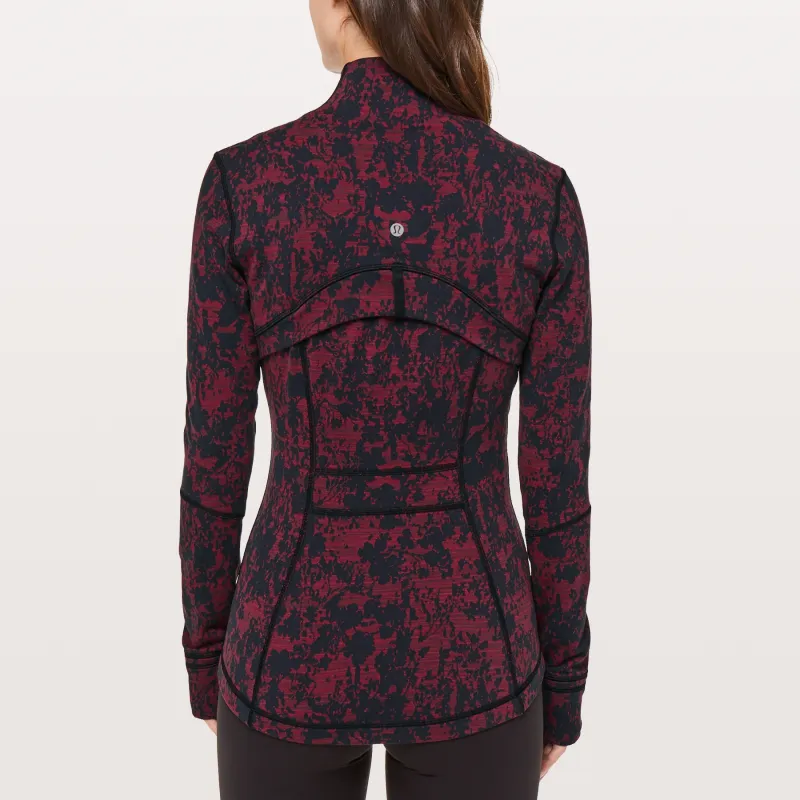 Lululemon Define Jackets & Coats Women's Red And Black Jacquard-1
