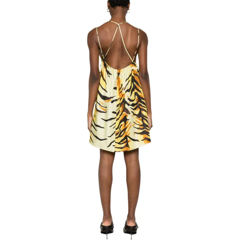NANUSHKA SS25 Slip Dress Women's Yellow-4