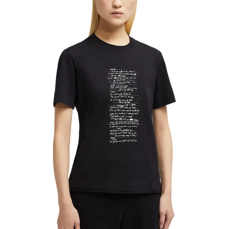 MONCLER GENIUS Moncler X Willow Smith Lyrics Printed T Shirt-2