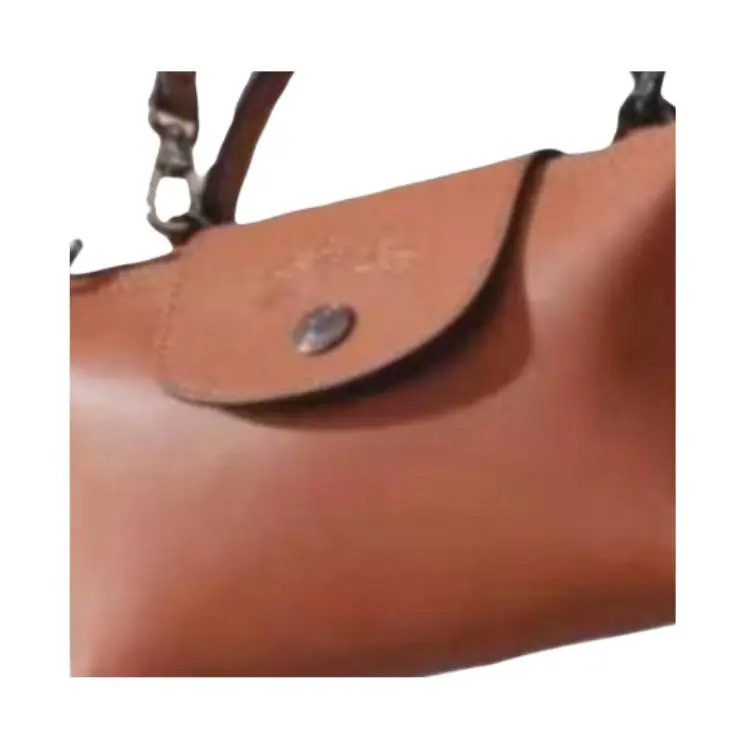 LONGCHAMP Cow Leather Coin Purse Unisex Tobacco-1
