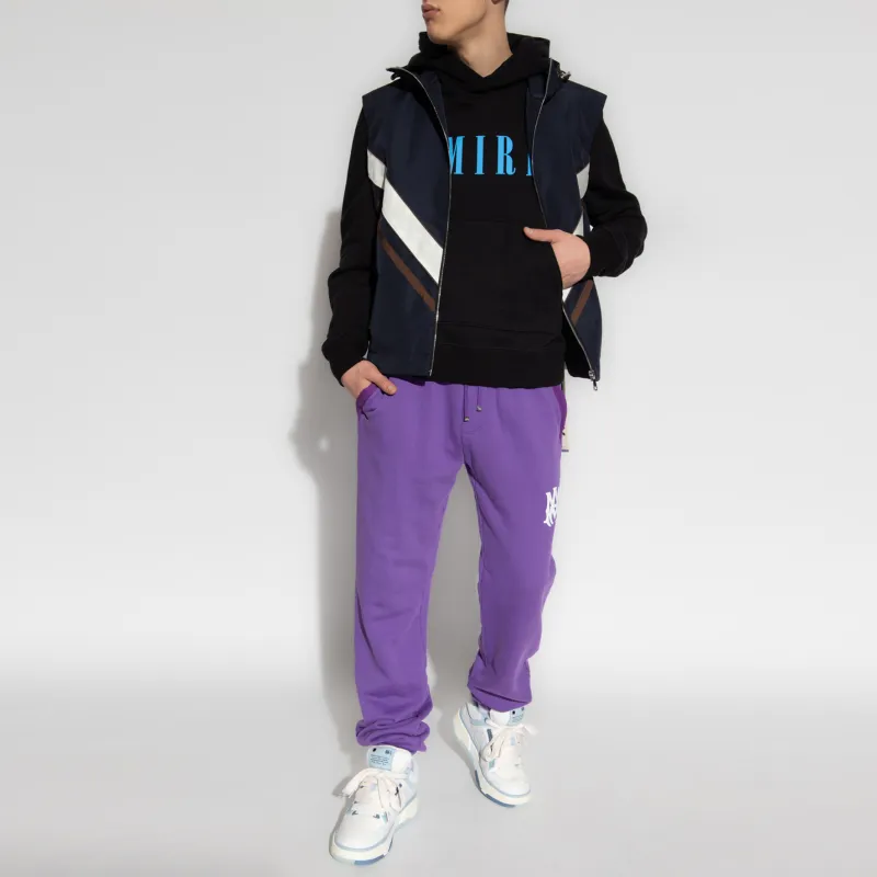 AMIRI Knitted Sweatpants Men Purple-1