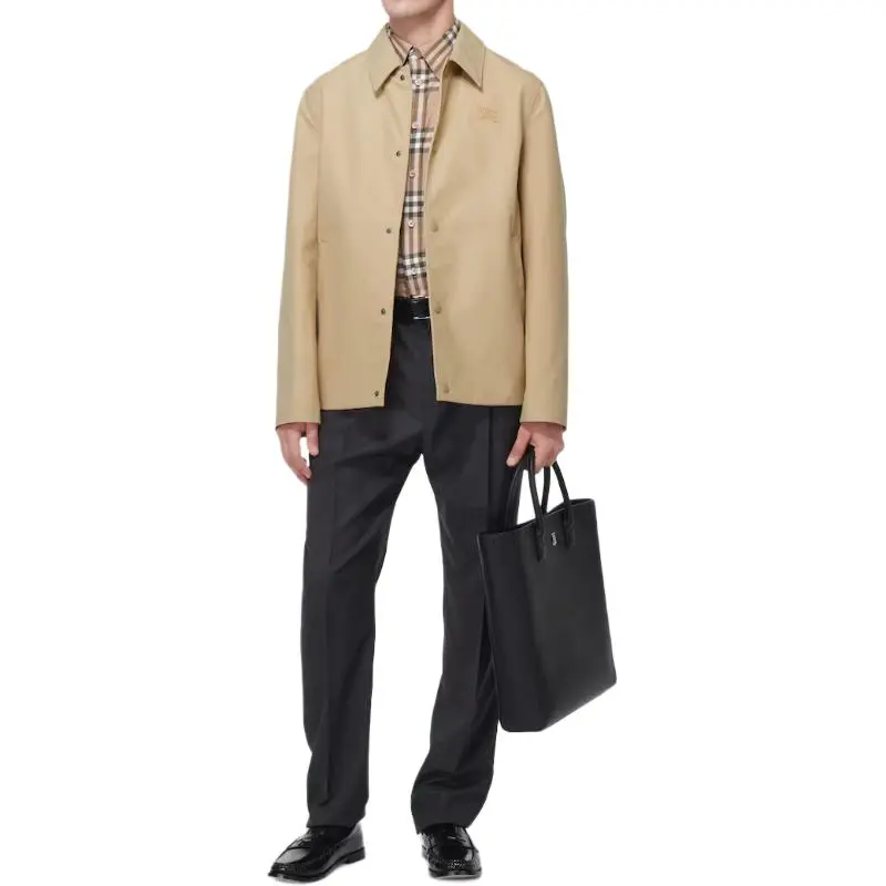Burberry Buttoned Long Sleeve Jacket-1