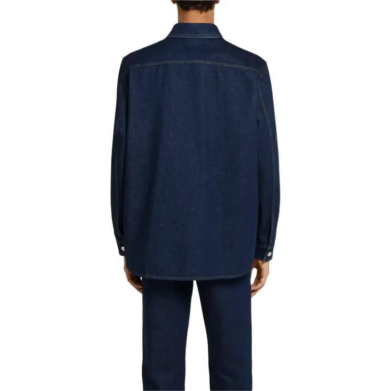 GUCCI Lido FW25 Shirt Men's Dark Blue-3