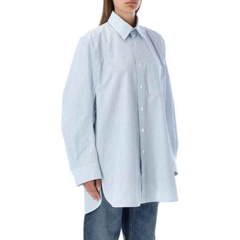 Bottega Veneta Striped Oversized Fit Shirt-4