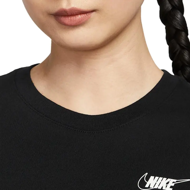 Nike Sportswear Club Women's Short Sleeve Cropped Graphic T Shirt-4