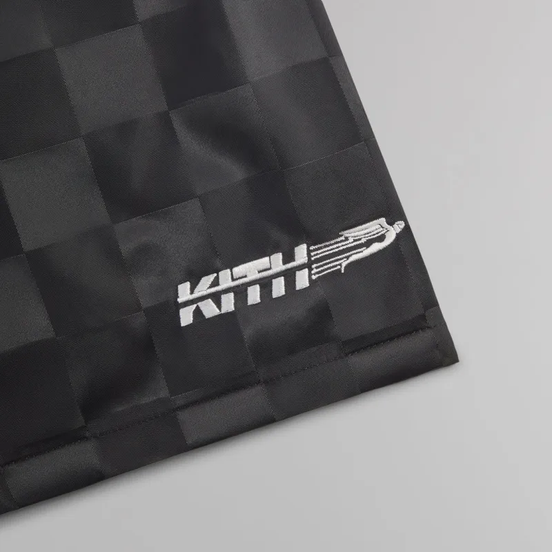 KITH Checkered Satin Collins Short-2