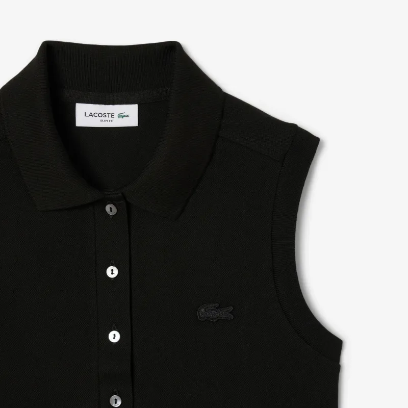 LACOSTE Logo patch Tank Top-3