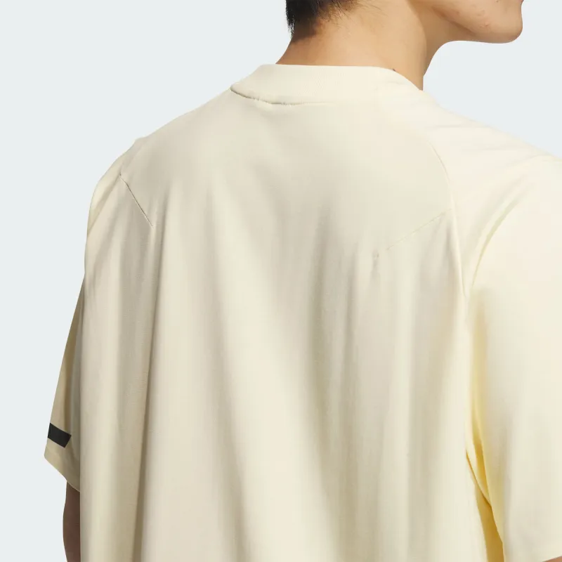 Adidas SS25 T Shirt Men's Warm Vanilla-4