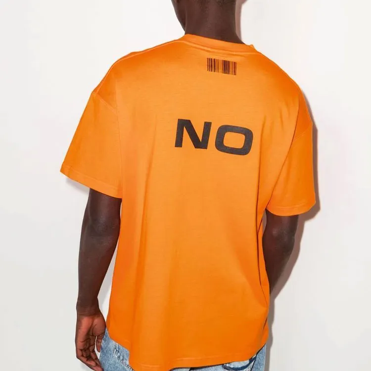 Vetements T-Shirts Men Orange-2