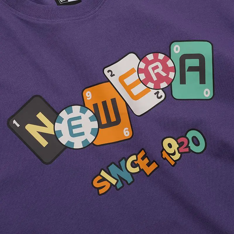 New Era T Shirts Unisex Purple-2