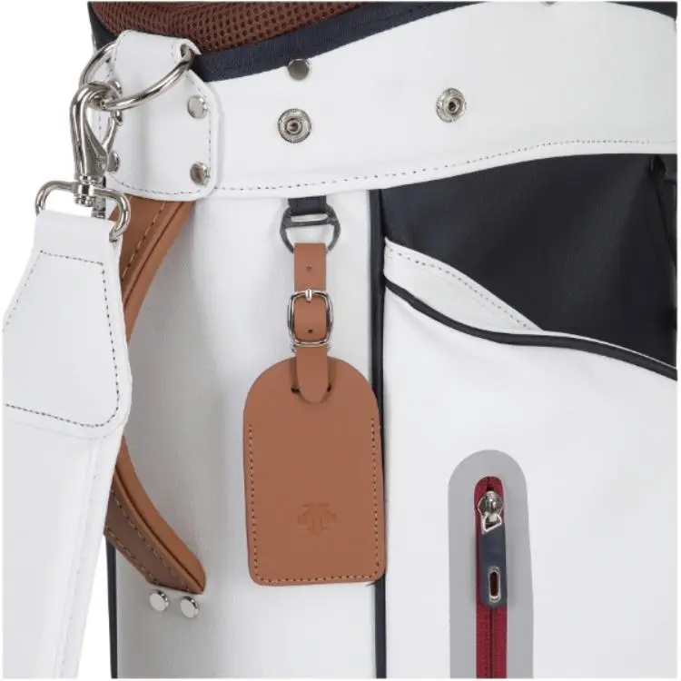 DESCENTE GOLF Polyurethane Storage Bag Unisex Bright White-14